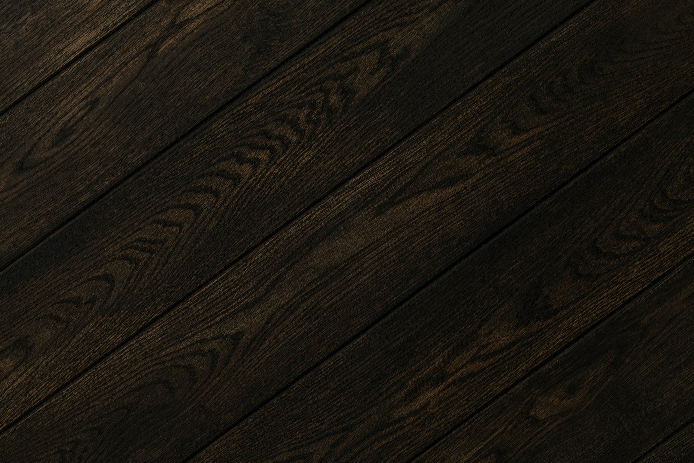 Dark oak hardwood planks
